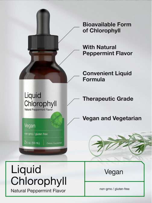 Oliva Liquid Natural Peppermint Chlorophyll Drops