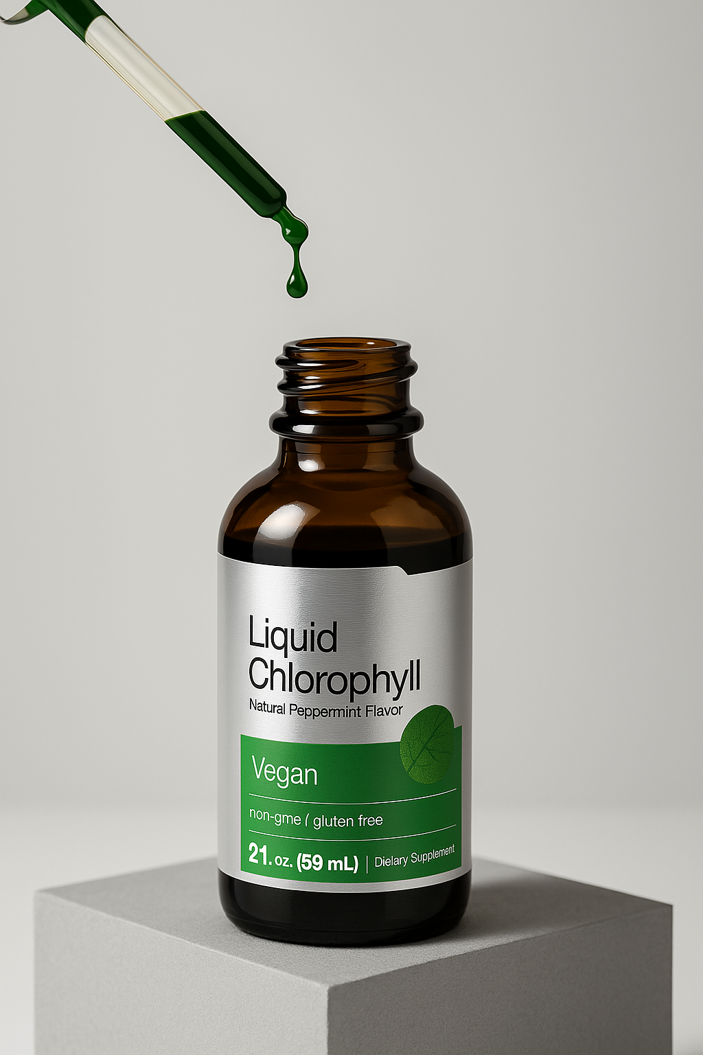 Oliva Liquid Natural Peppermint Chlorophyll Drops